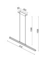 LINEAL * LÁMPARA LED 36W - BLANCO ARENADO
